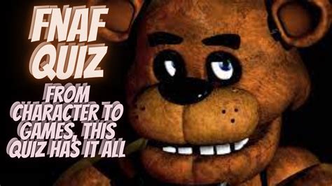 quiz de fnaf|fnaf quiz for fans.